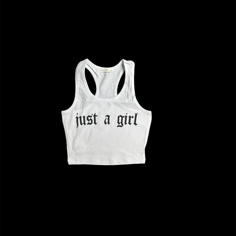 JUST A GIRL TANK TOP